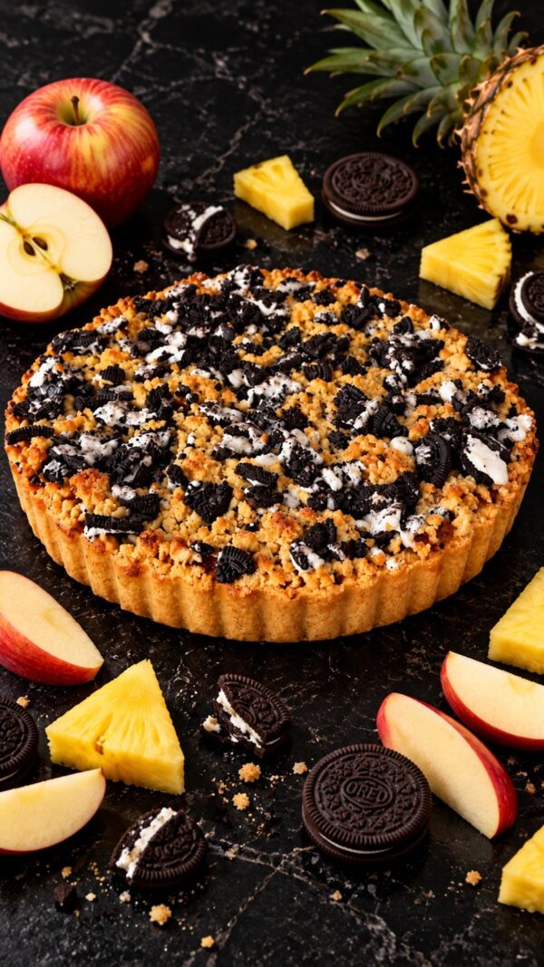 Tartă Cookies & Cream